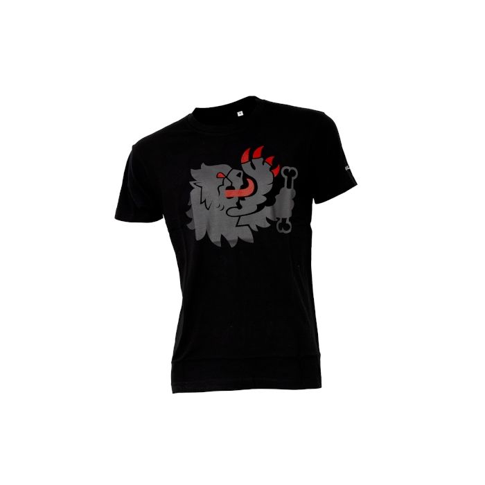 BLACK T-SHIRT MALOSSI griffe - LION ( S )