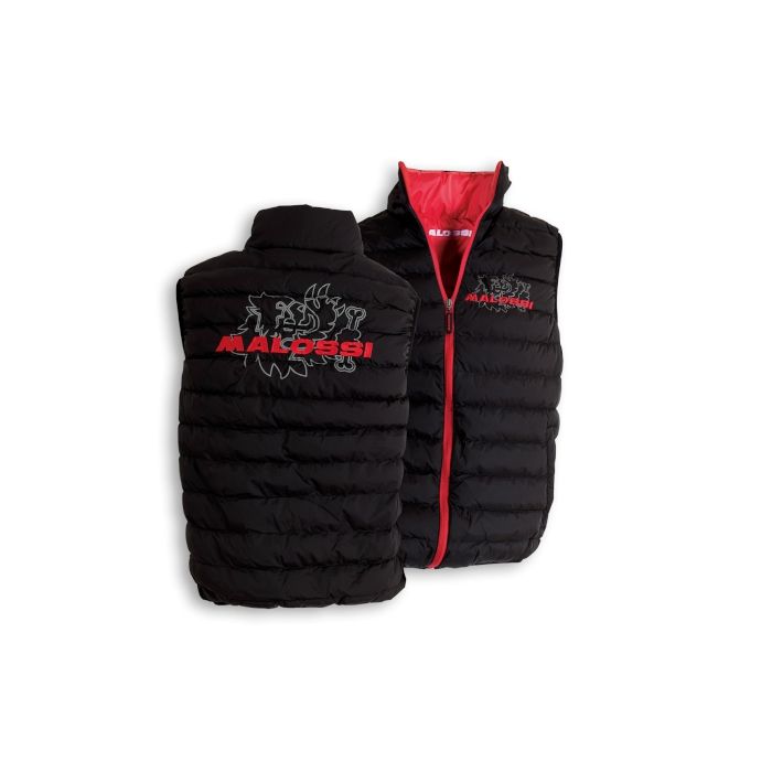 BLACK SLEEVELESS PADDED JACKET MALOSSI - SIZE XXXL